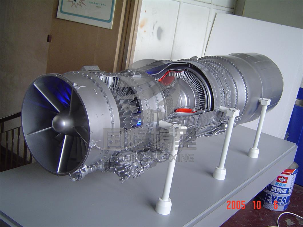 神木县飞机发动机模型