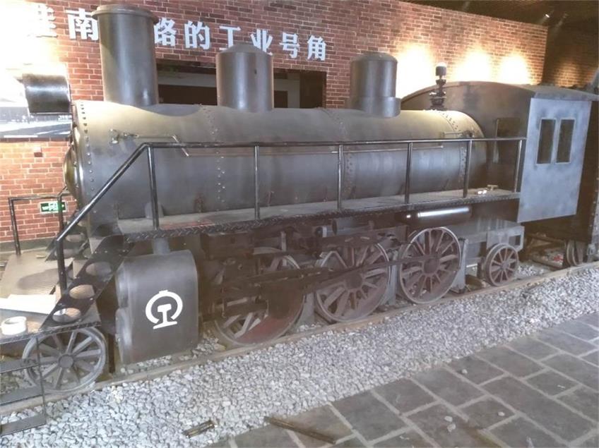 神木县蒸汽火车模型